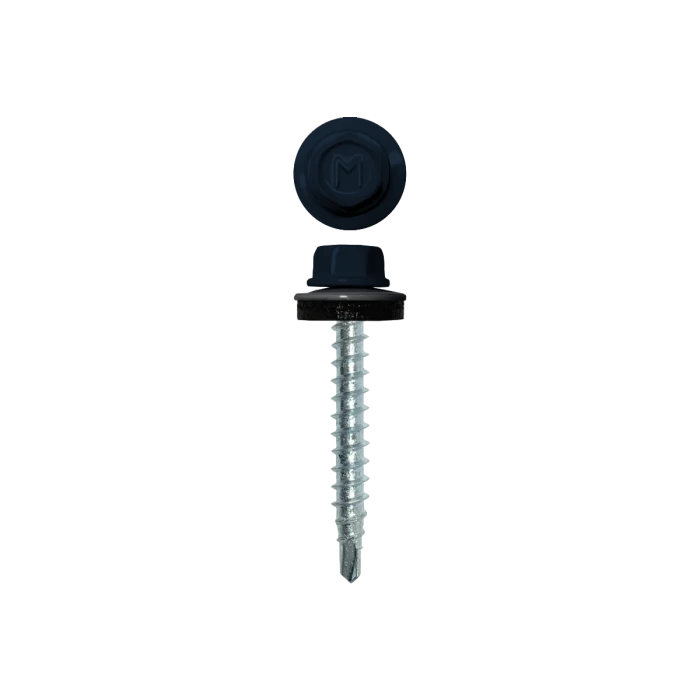 Саморез кровельный Daxmer 4,8х29 (250шт) сверло №1 RAL 5011