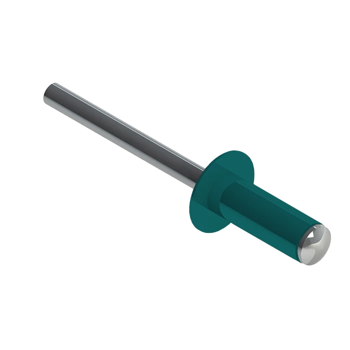 Заклёпка вытяжная Daxmer 3,2х8 RAL 5021 (20х1000шт) ал/ст