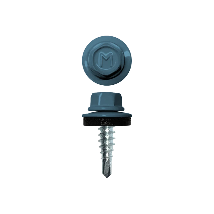 Саморез по металлу Daxmer 4,8х19 (250шт) сверло №2 RAL 5024