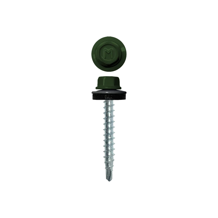 Саморез кровельный Daxmer 4,8х29 (250шт) сверло №1 RAL 6002