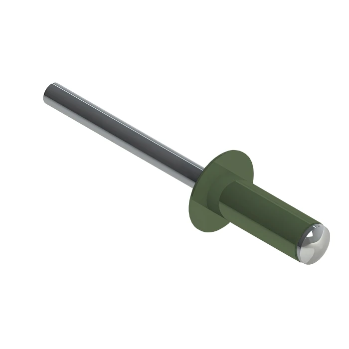 Заклёпка вытяжная Daxmer 4,8х12 RAL 6011 (500шт) нерж/нерж