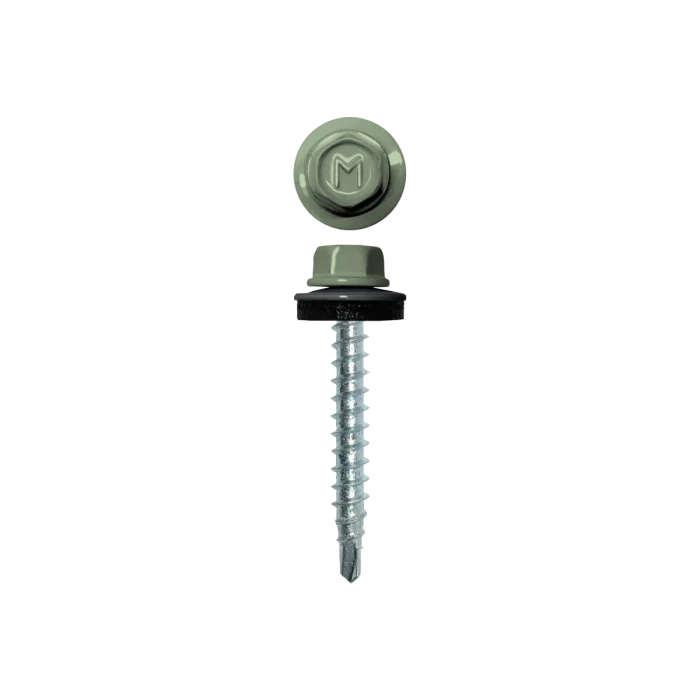 Саморез кровельный Daxmer 4,8х35 RAL 6019 (250) сверло №1