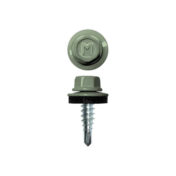 Саморез по металлу Daxmer 4,8х19 (250шт) сверло №2 RAL 6019