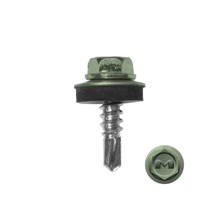 Саморез по металлу Daxmer 5,5х19 RAL 6019 (250) сверло №3