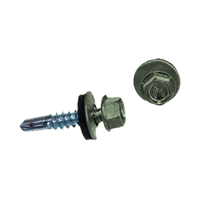 Саморез по металлу Daxmer 5,5х25 RAL 6019 (250) сверло №3