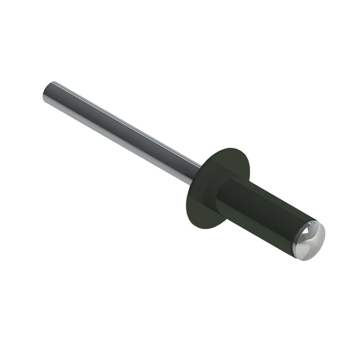 Заклёпка вытяжная Daxmer 3,2х8,0 RAL 6020 (1000 шт) сталь/сталь