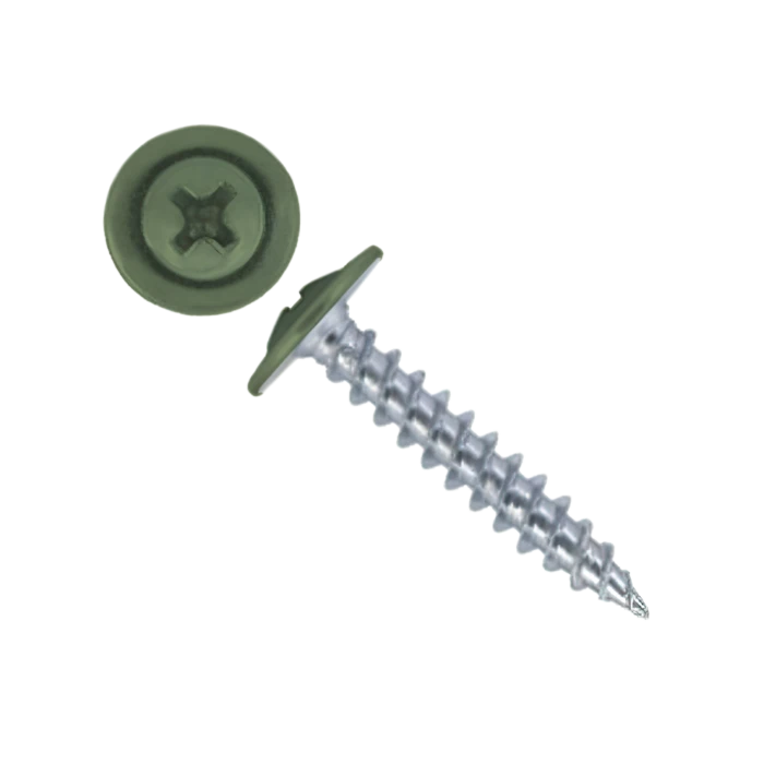 Саморез ПШ 4,2х25 (500шт) шлиц PH2 RAL 6021