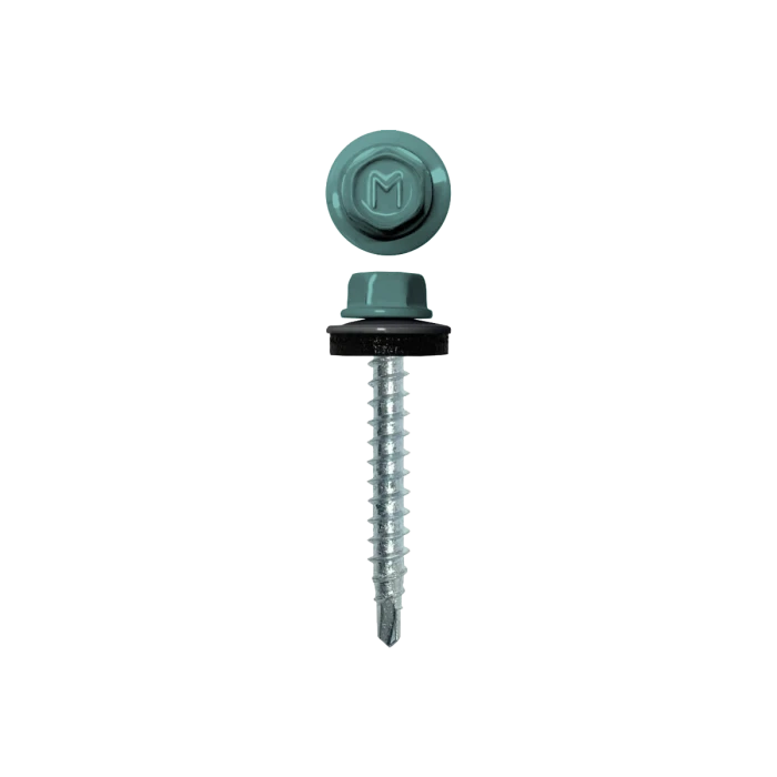 Саморез кровельный Daxmer 4,8х29 (250шт) сверло №1 RAL 6027