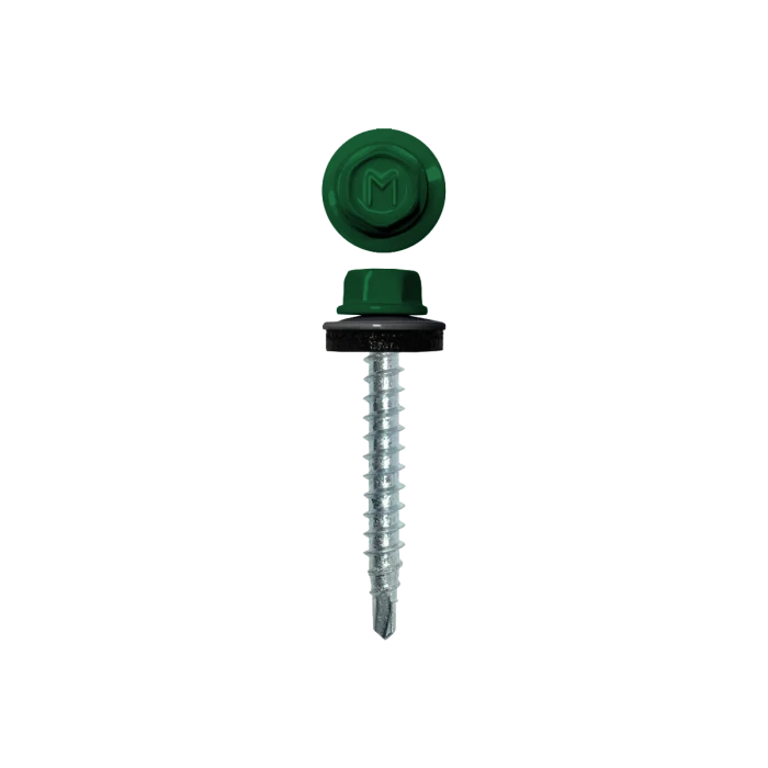 Саморез кровельный Daxmer 4,8х29 (250шт) сверло №1 RAL 6029