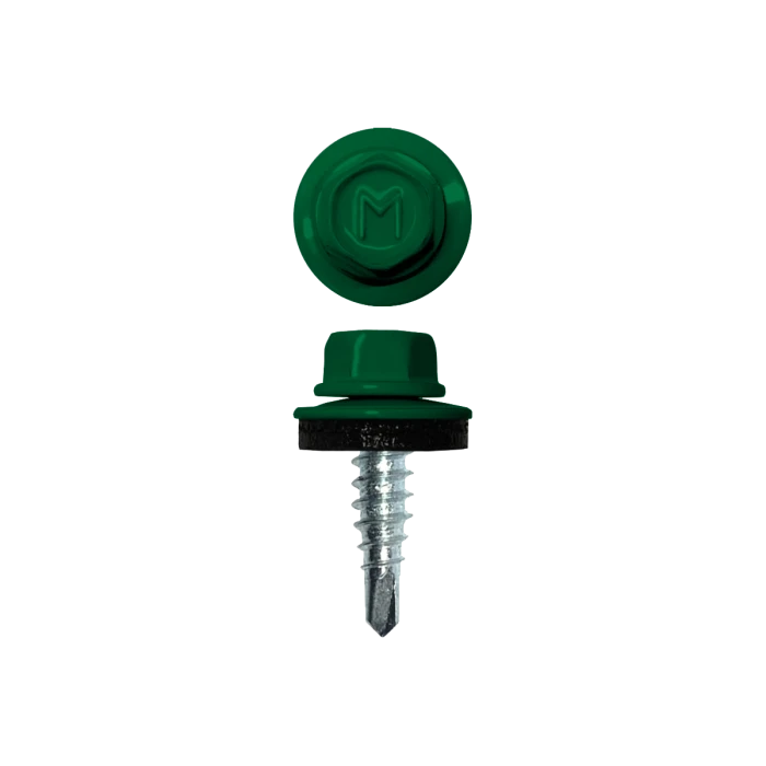 Саморез по металлу Daxmer 4,8х19 (250шт) сверло №2 RAL 6029