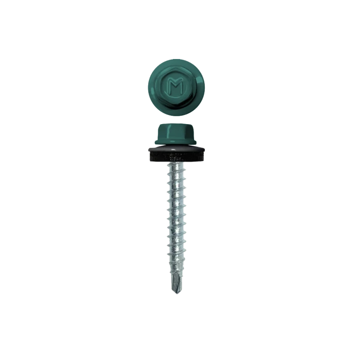 Саморез кровельный Daxmer 4,8х29 (250шт) сверло №1 RAL 6033