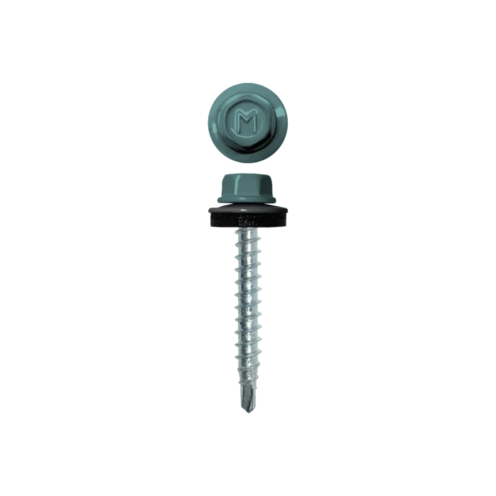 Саморез кровельный Daxmer 4,8х29 (250шт) сверло №1 RAL 6034