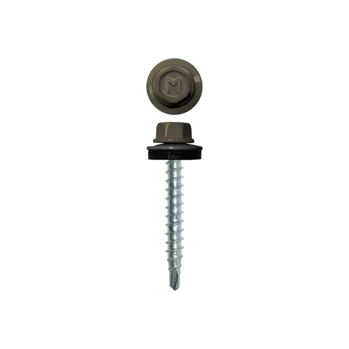 Саморез кровельный Daxmer 4,8х29 (250шт) сверло №1 RAL 7002