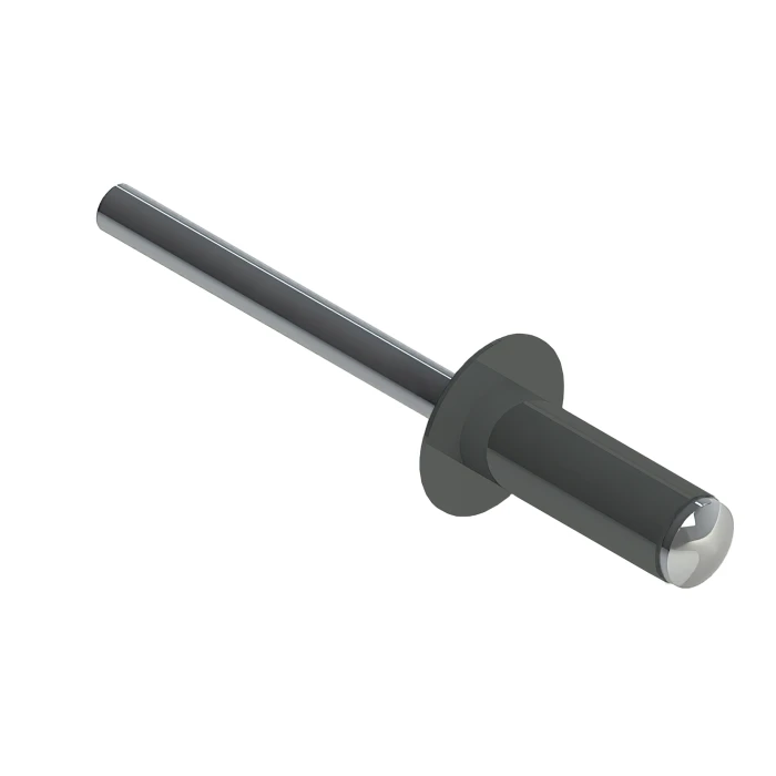Заклёпка вытяжная Daxmer 3,2х8,0 RAL 7005 (1000 шт) сталь/сталь