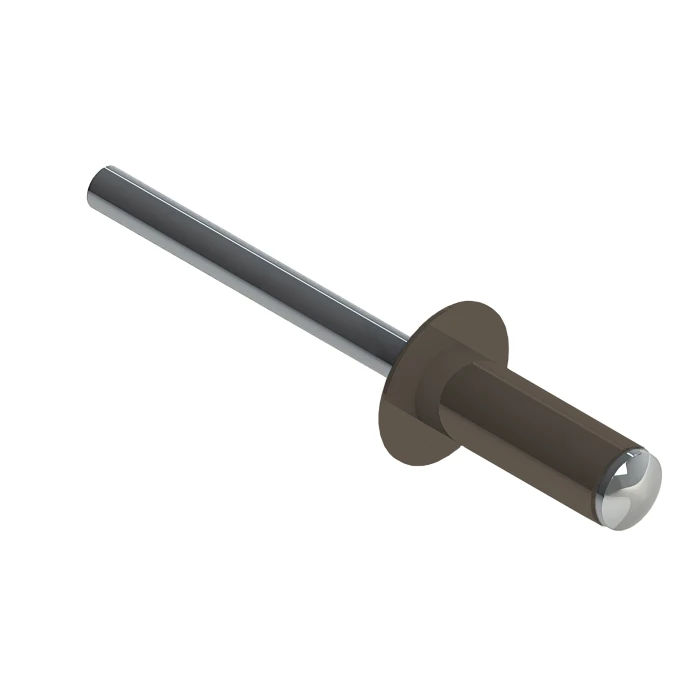 Заклёпка вытяжная Daxmer 4,0х10 RAL 7006 (750шт) нерж/нерж