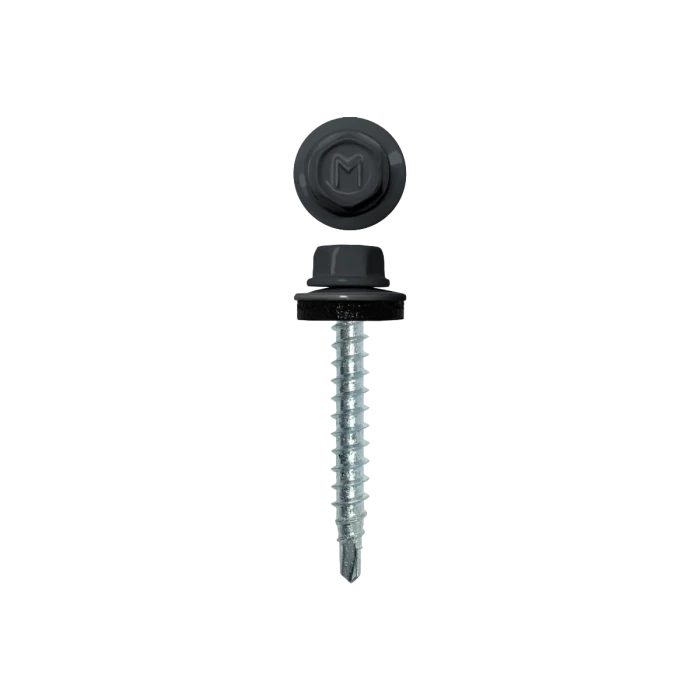 Саморез кровельный Daxmer 4,8х29 (250шт) сверло №1 RAL 7011