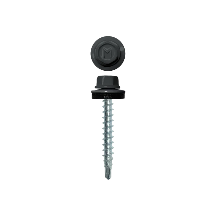 Саморез кровельный Daxmer 4,8х29 (250шт) сверло №1 RAL 7012