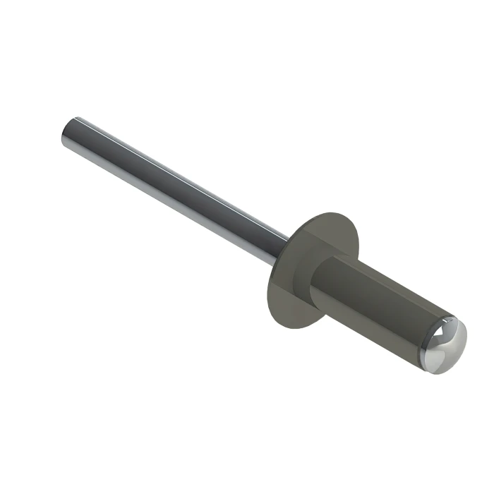 Заклёпка вытяжная Daxmer 4,0х10 RAL 7023 (750шт) нерж/нерж