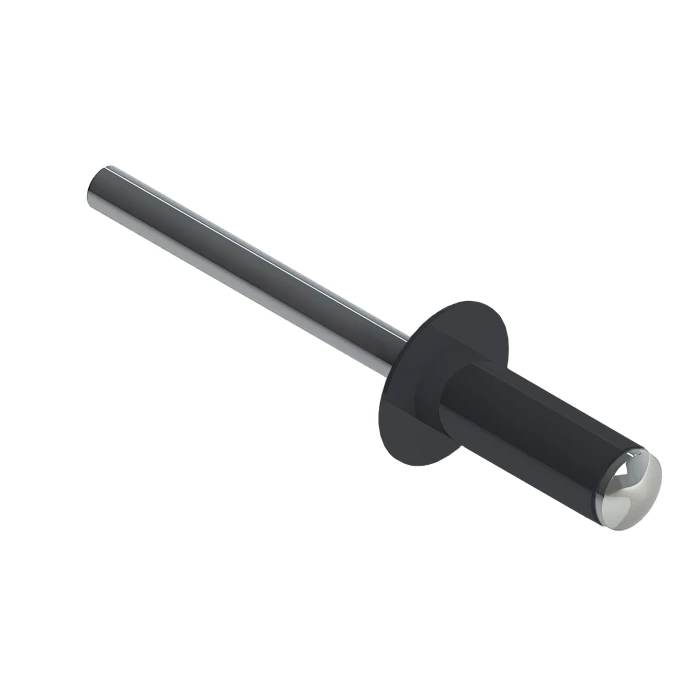 Заклёпка вытяжная Daxmer 4,0х10 RAL 7024 (750шт) нерж/нерж