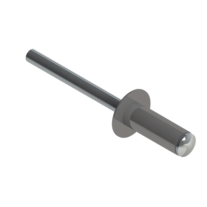 Заклёпка вытяжная Daxmer 4,0х10 RAL 7036 (750шт) нерж/нерж