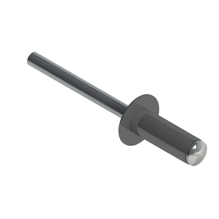 Заклёпка вытяжная Daxmer 4,0х10 RAL 7037 (750шт) нерж/нерж