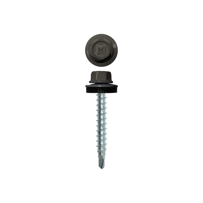 Саморез кровельный Daxmer 4,8х29 (250шт) сверло №1 RAL 7039