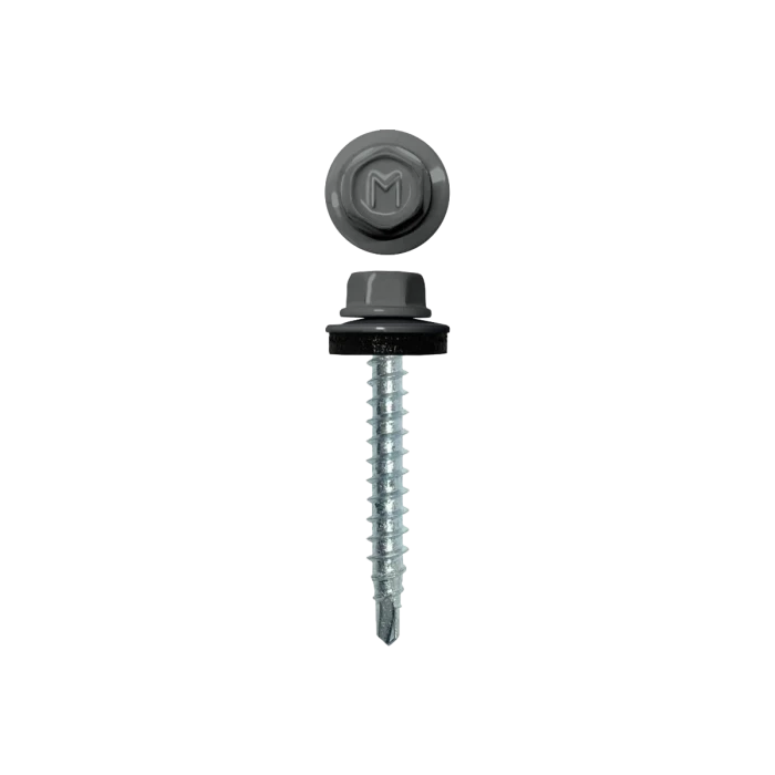 Саморез кровельный Daxmer 4,8х29 (250шт) сверло №1 RAL 7042