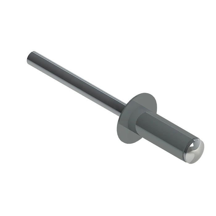 Заклёпка вытяжная Daxmer 4,0х10 RAL 7042 (750шт) нерж/нерж