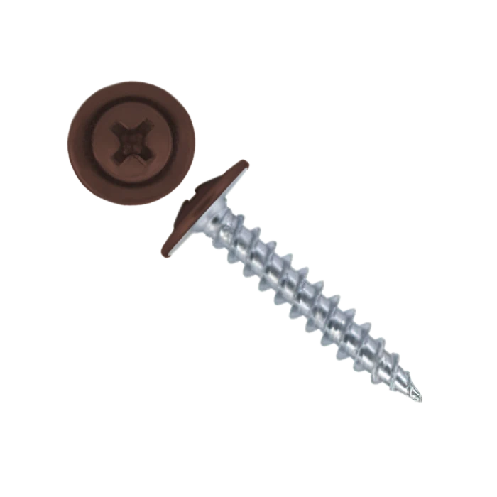 Саморез ПШ 4,2х25 (500шт) шлиц PH2 RAL 8002