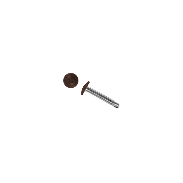 Саморез ПШС 4,2х32 (500шт) шлиц PH2 RAL 8016