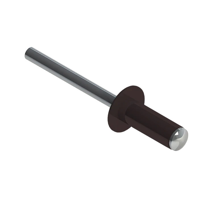 Заклёпка вытяжная Daxmer 4,0х10 RAL 8017 (10х1000шт) ал/ст
