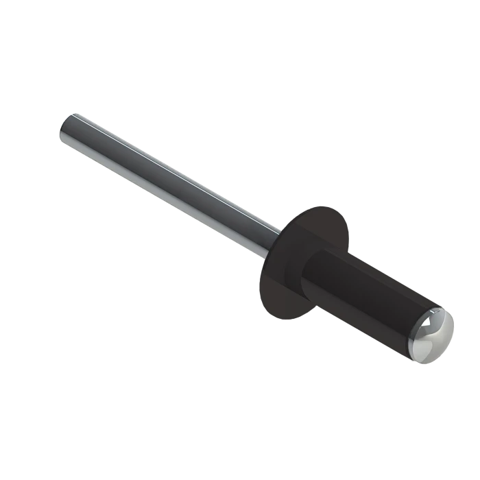 Заклёпка вытяжная Daxmer 3,2х8 RAL 8019 (20х1000шт) ал/ст