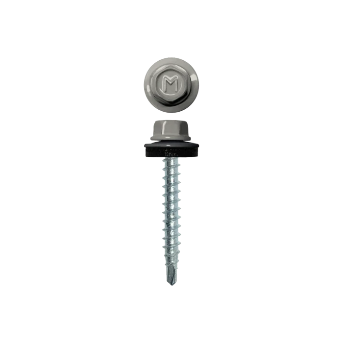 Саморез кровельный Daxmer 4,8х35 RAL 9002 (250) сверло №1