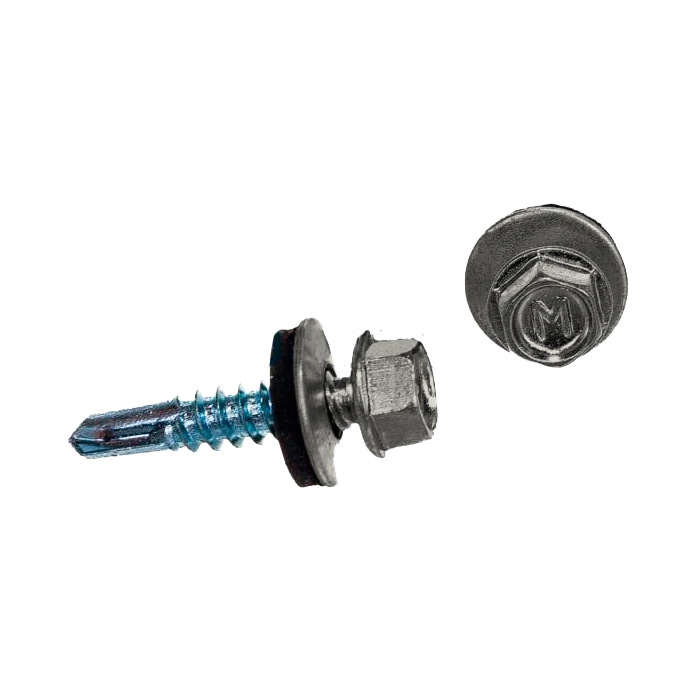 Саморез по металлу Daxmer 5,5х25 RAL 9002 (250) сверло №3