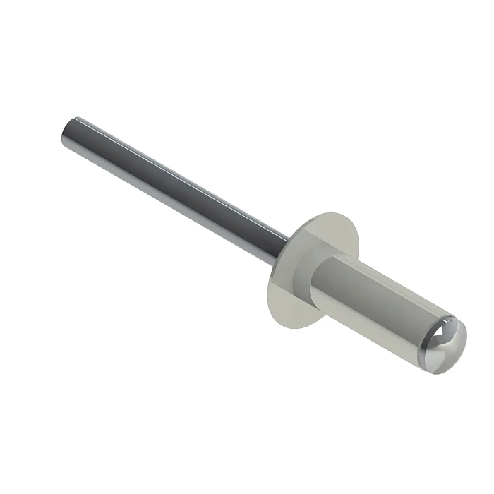 Заклёпка вытяжная Daxmer 4,0х12 RAL 9002 (500шт) сталь/сталь