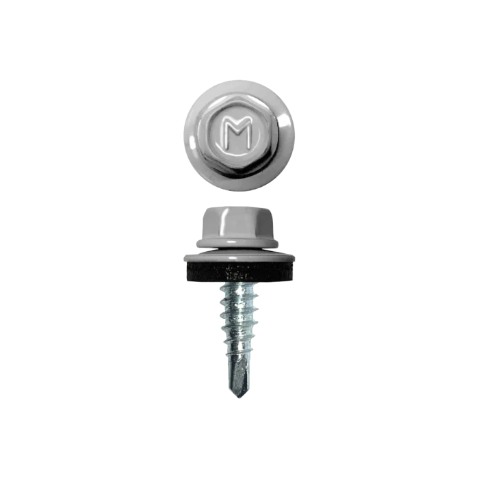 Саморез по металлу Daxmer 4,8х19 RAL 9003 (250) сверло №2