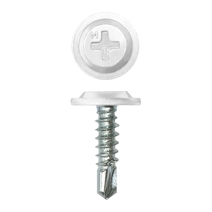 Саморез ПШС Daxmer Pro 4,2х16 (1000 шт) шлиц PH2 RAL 9003