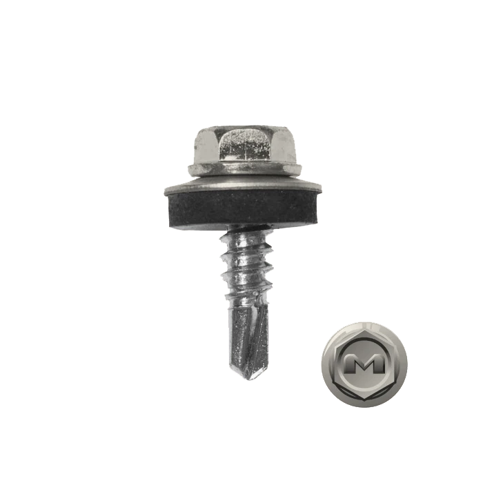 Саморез по металлу Daxmer 5,5х19 RAL 9010 (250) сверло №3