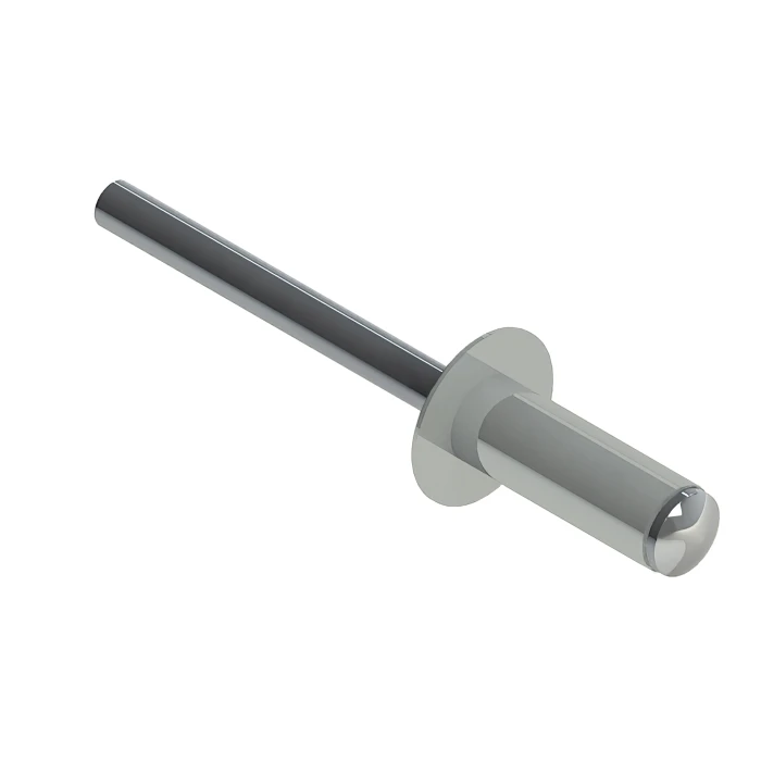 Заклёпка вытяжная Daxmer 4,0х12 RAL 9018 (500шт) нерж/нерж