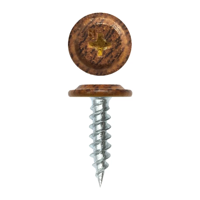 Саморез ПШ Daxmer Pro 4,2х19 (500шт) шлиц PH2, темный дуб