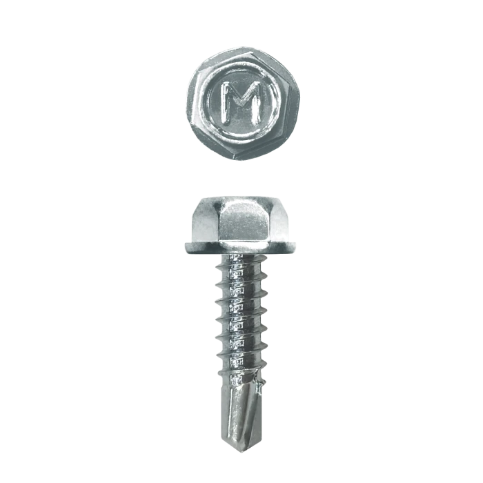 Саморез для забора по металлу Daxmer 4,8х19 без шайбы св.№2 (500шт) Цинк