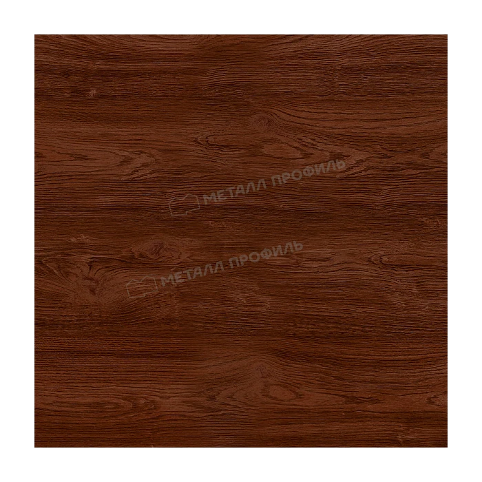 Софит МЕТАЛЛ ПРОФИЛЬ перфор. Lбрус-XL-14х335 (ECOSTEEL-01-МореныйДуб-0.5)