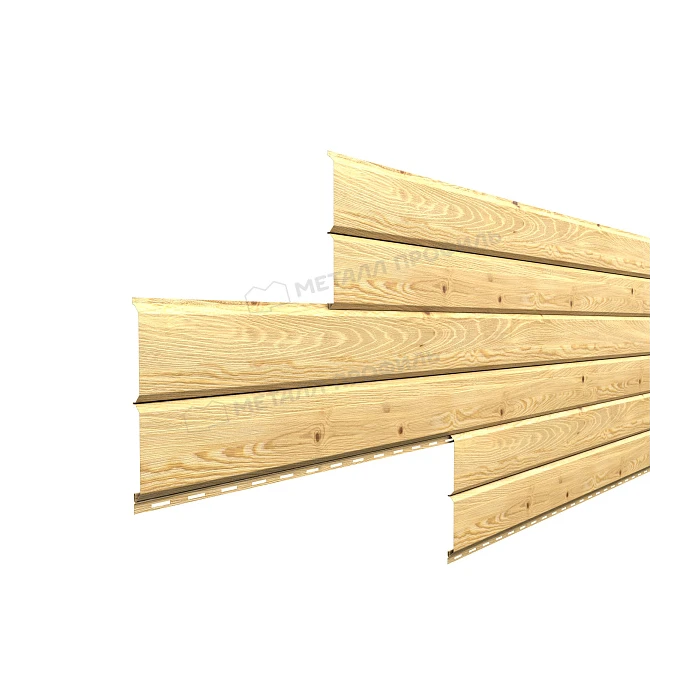 Софит МЕТАЛЛ ПРОФИЛЬ Lбрус-15х240 (ECOSTEEL_T-01-Сосна-0.5)