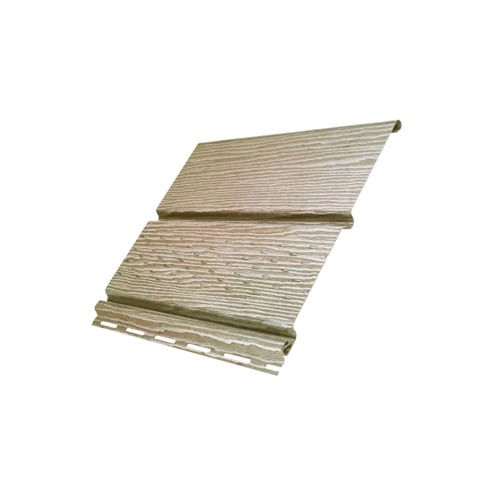 Софит виниловый Ю-Пласт Тимберблок Дуб натуральный с частичной перфорацией