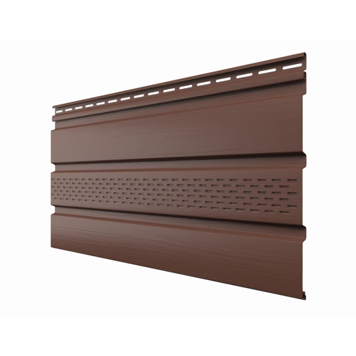 Софит Технониколь виниловый частично перфорированный 3М Каштан. 1шт