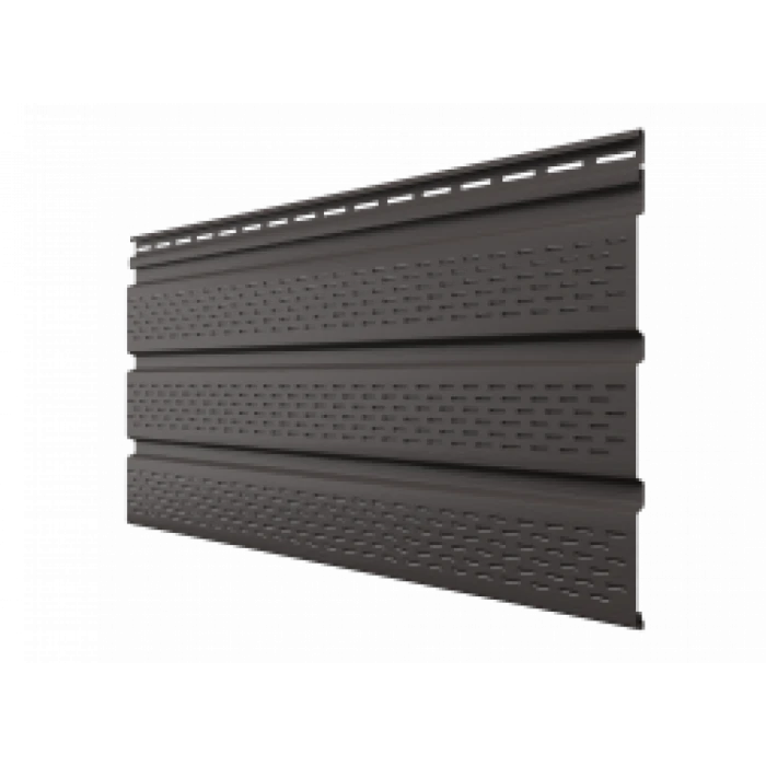 Софит Технониколь виниловый полностью перфорированный 3М Пекан. 1шт