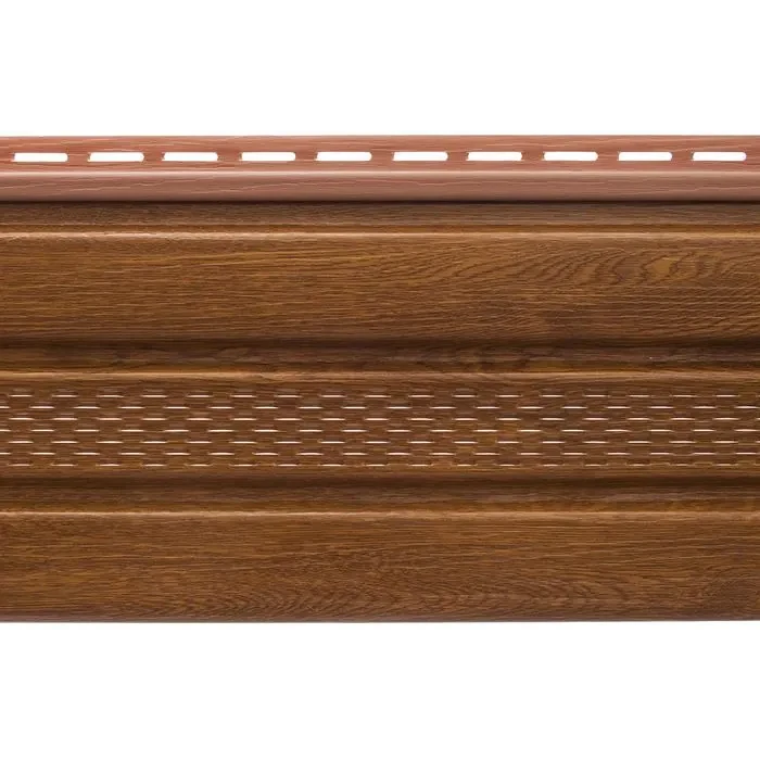 Планка софит с перфорацией дуб золотистый Т-20 - 3м