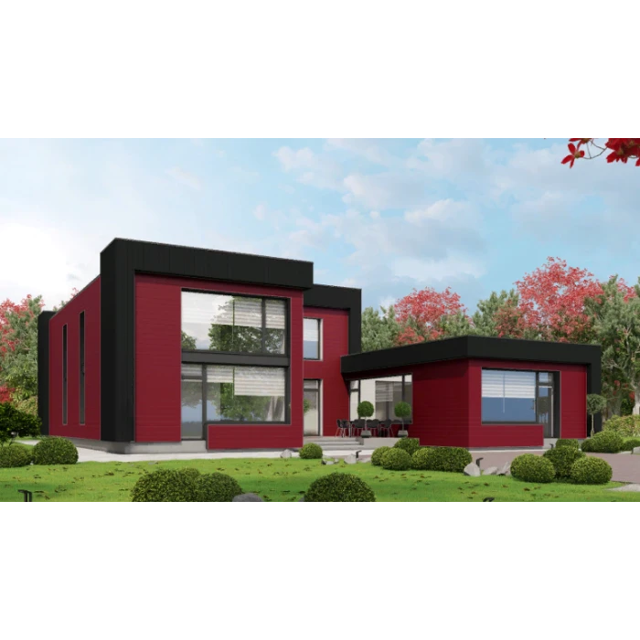 Фиброцементный сайдинг Decover RAL 3004 Tinto 8х190х3600