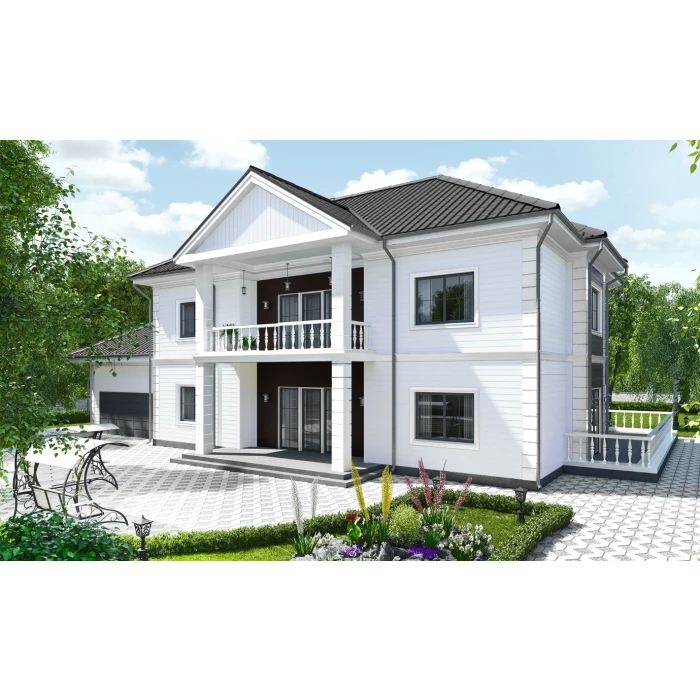 Фиброцементный сайдинг Decover RAL 9010 Snow 8х190х3600