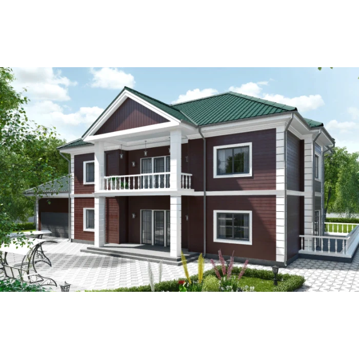 Фиброцементный сайдинг Decover RAL 8017 Mokko 8х190х3600